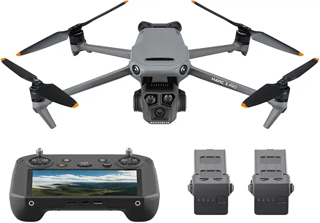 DJI Mavic 3 Pro Fly More Combo with DJI RC Pro (High-Bright Screen), 4/3 CMOS Hasselblad Camera