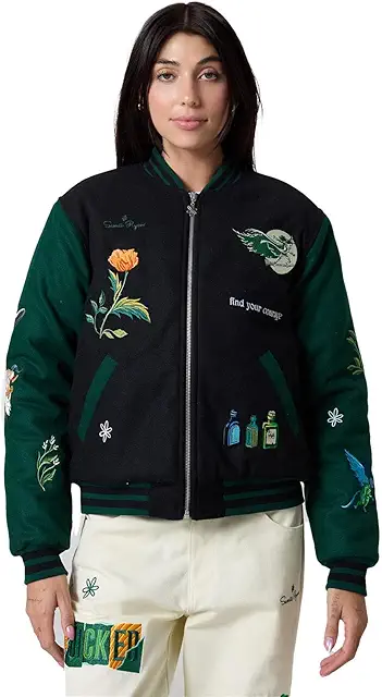womens Elphaba Varsity Jacket